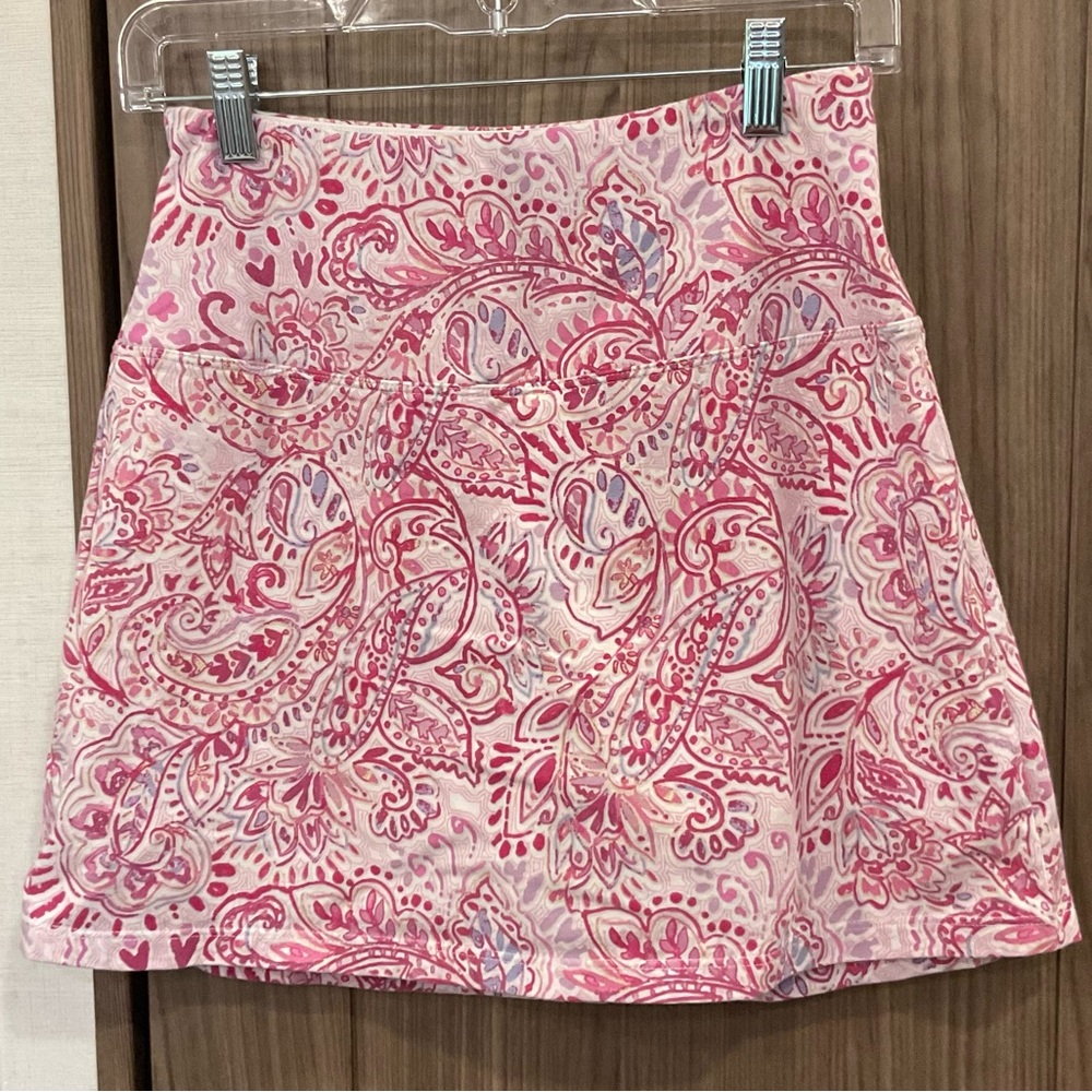 Slender Shapes Womens pink/floral Skorts Size PS